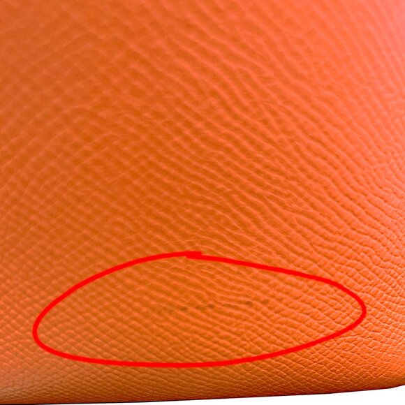 Celine Leather Crossbody Bag Orange - Picture 9 of 15